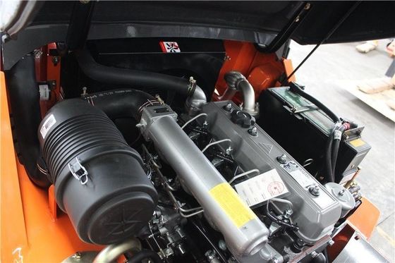 3.5T Küçük Dizel Çatal Araç Turuncu Dizel Motor Çatal Araç Japonya Isuzu Motor