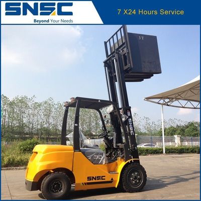 3000 kg dizel karşı denge 5000 mm asansör dizel motorlu çatal kaldırıcı