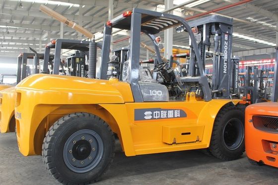 Özel 10 tonluk dizel forklift 3000mm-6000mm kaldırma yüksekliği