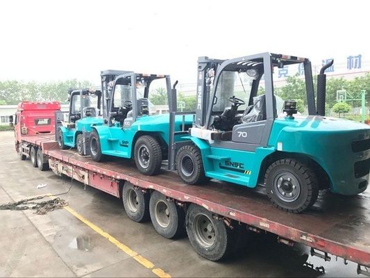 Özel 10 tonluk dizel forklift 3000mm-6000mm kaldırma yüksekliği
