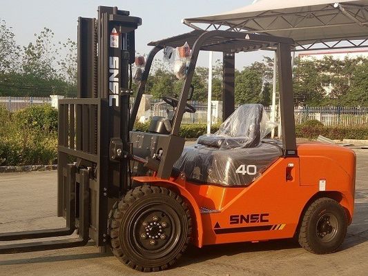 OEM 4 tonluk dizel çatal taşıyıcı SNSC dizel kaldırıcı 2 aşamalı direği