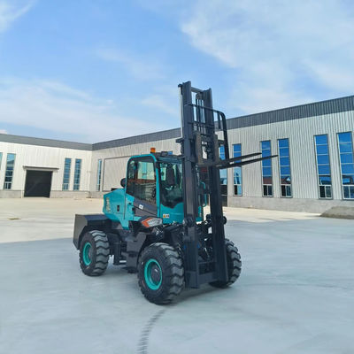 4x4 Forklift 3,5 Ton 5 Ton 7 Ton Uyumlu Çarpık Arazi Forklift
