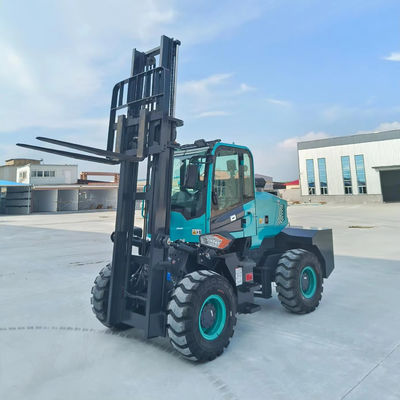4x4 Forklift 3,5 Ton 5 Ton 7 Ton Uyumlu Çarpık Arazi Forklift