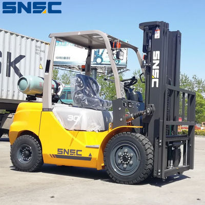 3T Doğal Gaz Propan Forklift Ağır Görevli LPG Güçlü Forklift
