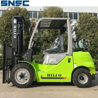Doğal Gaz Forklift 3 ton LPG Çift Yakıtlı Forklift Kamyon Ağır