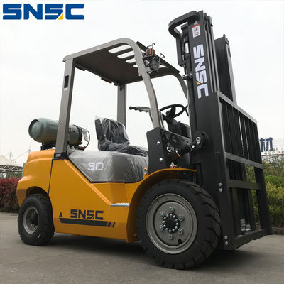 6m Yüksek direkli kaldırma Forklift LPG Gaz Forklift 3000kg Yük Kapasitesi
