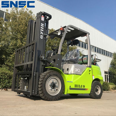 6m Yüksek direkli kaldırma Forklift LPG Gaz Forklift 3000kg Yük Kapasitesi
