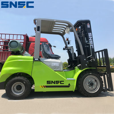 SNSC Benzinle çalışan 3,5 tonluk forklift kaldırma kamyonları