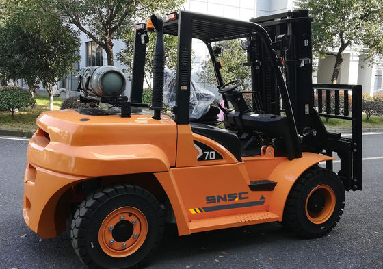CE 7 Ton Propan Gaz Forklift ABD PSI Motoru ile Benzin Forklift