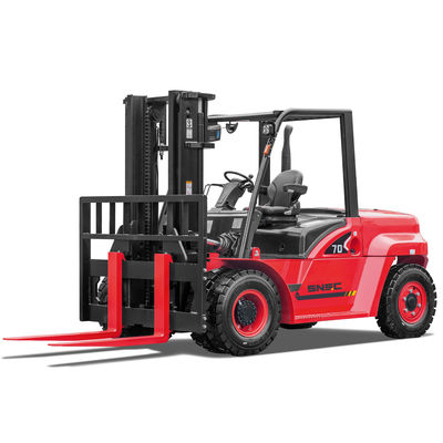 CE 7 Ton Propan Gaz Forklift ABD PSI Motoru ile Benzin Forklift