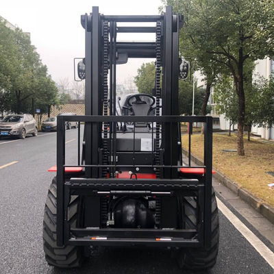 3.5 tonluk 4x4 Forklift Küçük Kaba Arazi Forklift FD35 Dizel Motoru