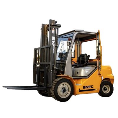 3.5 Ton Çarpık Arazi Forklift Duplex Triplex Mast Dizel Forklift