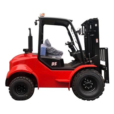3000kg-5000kg 4wd zorlu arazi çatal kaldırma araçları