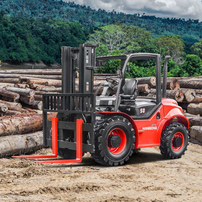 SNSC 5 Ton Kaba Arazi Forklift Üreticileri 2WD 4WD 5000KGs Yük