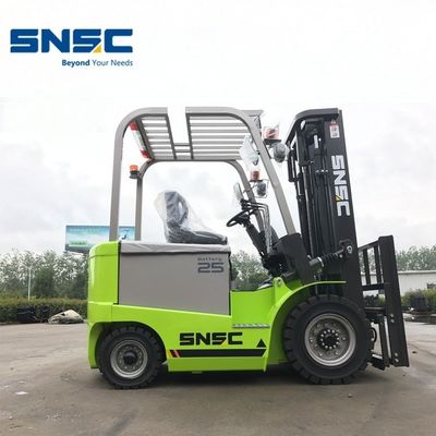 Özelleştirilmiş 2.5 Tonluk Elektrikli Çatal SNSC Çatal Pil ile Güçlendirilmiş
