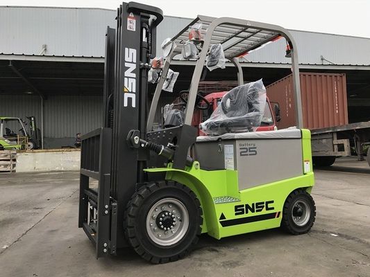 Özelleştirilmiş 2.5 Tonluk Elektrikli Çatal SNSC Çatal Pil ile Güçlendirilmiş