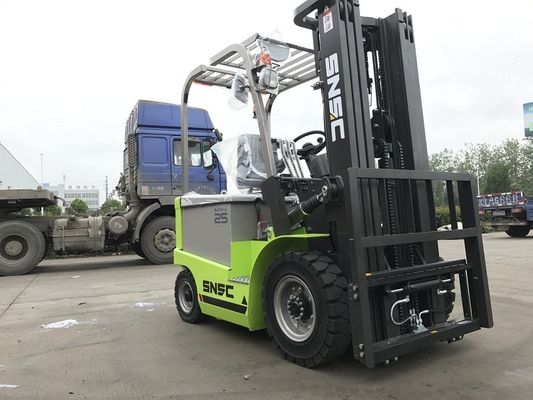 Özelleştirilmiş 2.5 Tonluk Elektrikli Çatal SNSC Çatal Pil ile Güçlendirilmiş