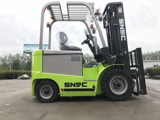 Özelleştirilmiş 2.5 Tonluk Elektrikli Çatal SNSC Çatal Pil ile Güçlendirilmiş