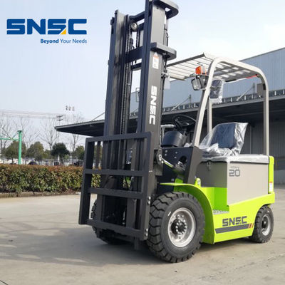2 ton 2.5 tonluk elektrikli çatal kaldırıcı 4 Pviots pil ile çalışan çatal kaldırıcı