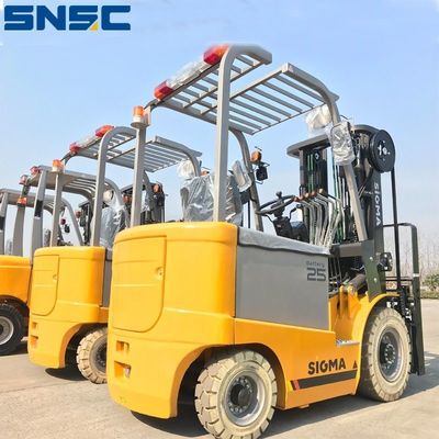2.5 ton elektrikli çatal kaldırma kamyonları SNSC elektrikli karşı denge çatal kaldırma