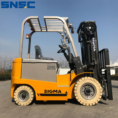 2.5 ton elektrikli çatal kaldırma kamyonları SNSC elektrikli karşı denge çatal kaldırma
