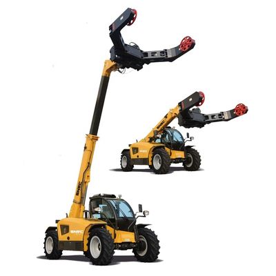7m 8.5m 17m Teleskopik Forklift 2WD 4WD Sürüş Genişletilmiş Boom Forklift