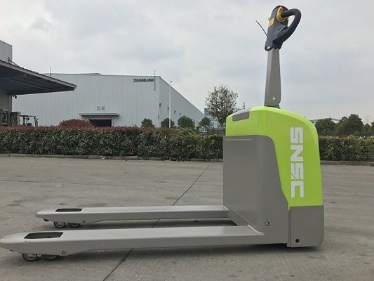 Lityum Pilli Palet Jack 1.5 tonluk Elektrikli Palet Kamyonu Yeşil