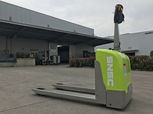 Lityum Pilli Palet Jack 1.5 tonluk Elektrikli Palet Kamyonu Yeşil