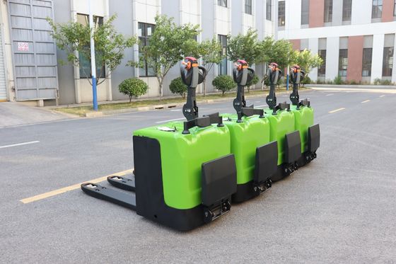 Gıda ve İçecek Fabrikası için 1550mm Fork Battery Powered Palet Truck