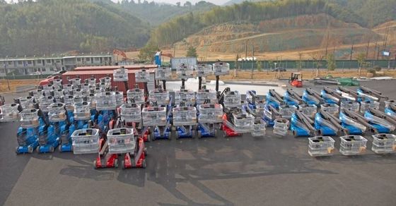 SNSC Eklemli Boom Lift 12m-28m Yükseklik Teleskopik Manlift