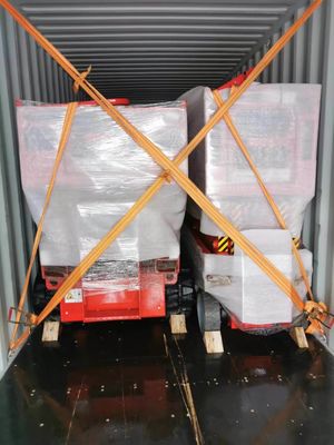 OEM makas kaldırma çalışma platformu 1T - 5T yük elektrikli makas platformu