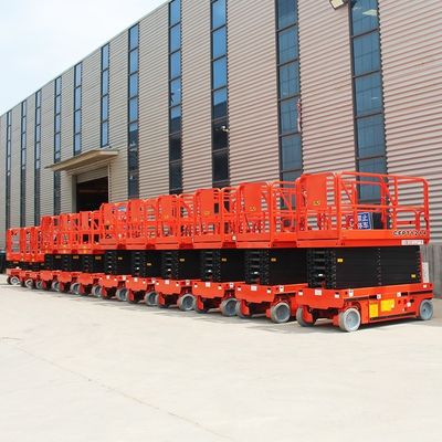 4m-16m Havadaki Çalışma Platformu SNSC Makas Çalışma Platformu Kendini Süren